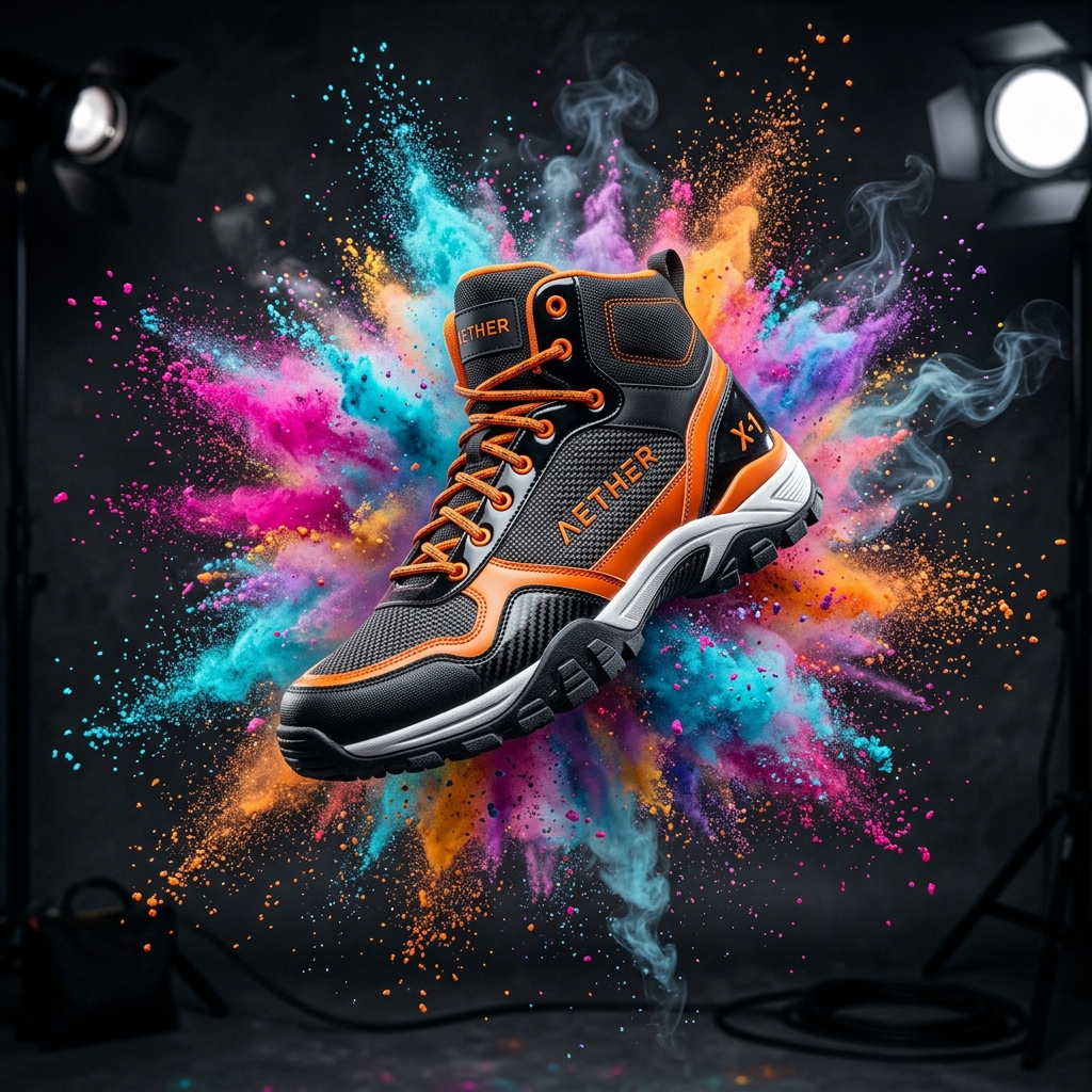 Результат 👟 Парящий Кроссовок & Holi Splash